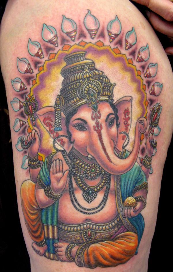 50 Original-Elefanten-Tattoo-Designs. # 7 ist Genie.
