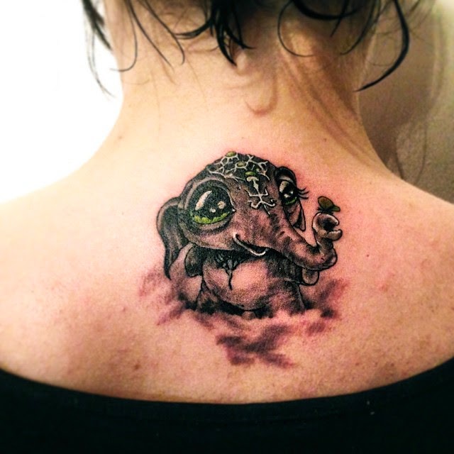 50 Original-Elefanten-Tattoo-Designs. # 7 ist Genie.