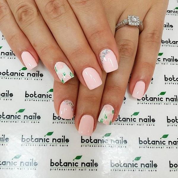 Růžový nail art-36