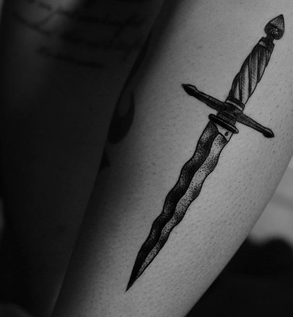 tetování mečem-40