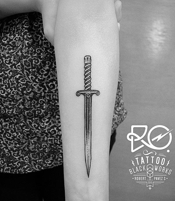 tetování mečem-9