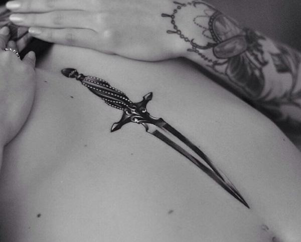 tetování mečem-5