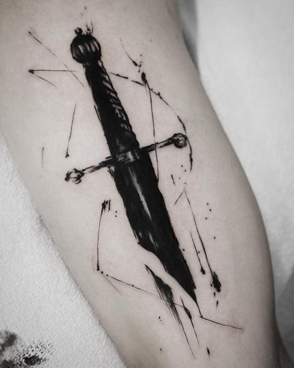 tetování mečem-7
