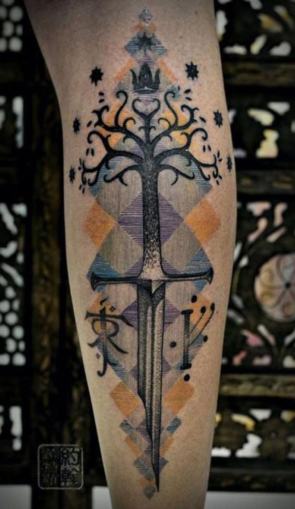 tetování mečem-48