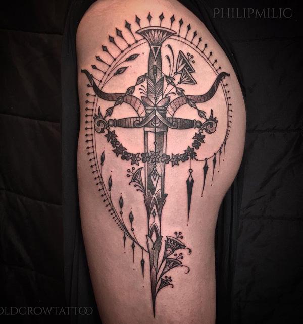 tetování mečem-15