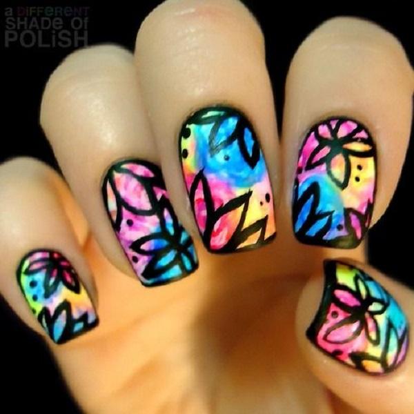 Akvarel nail art-16