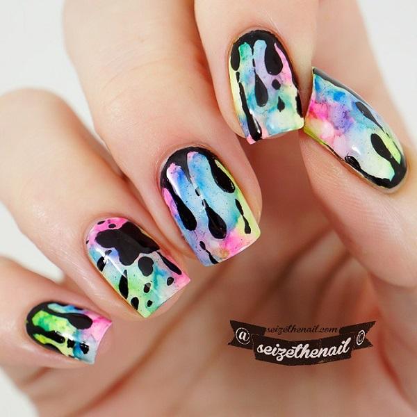 Akvarel nail art-26