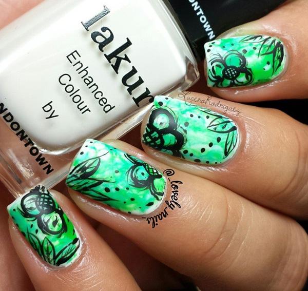 Akvarel nail art-27