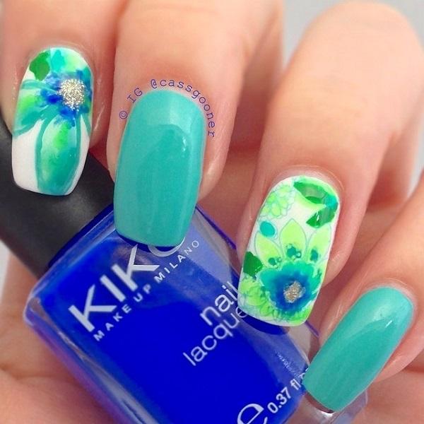 Akvarel nail art-28