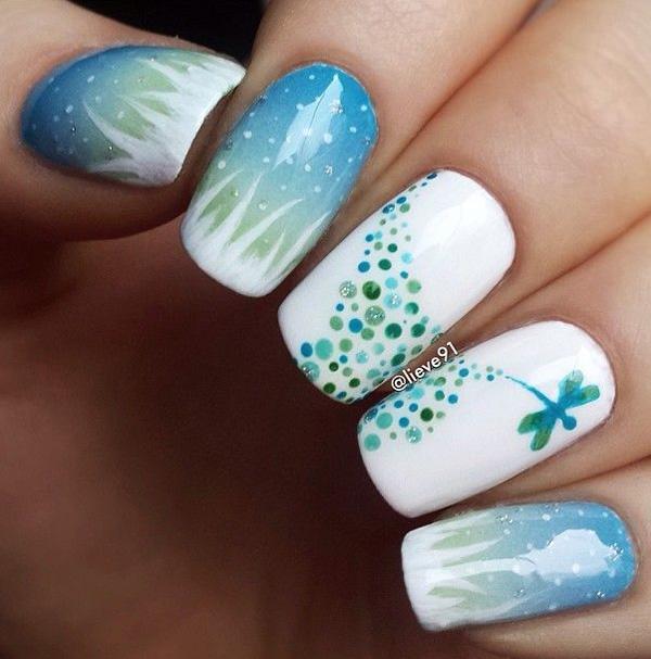 Akvarel nail art-33