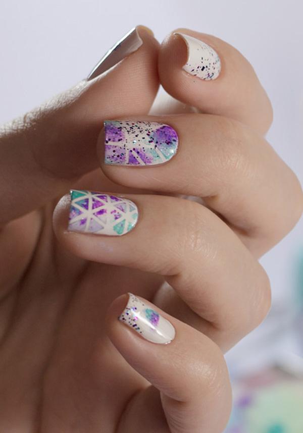 Akvarel nail art-41