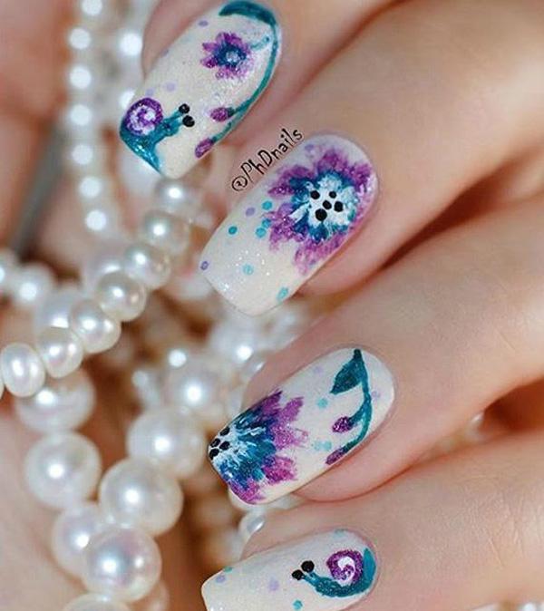 Akvarel nail art-19