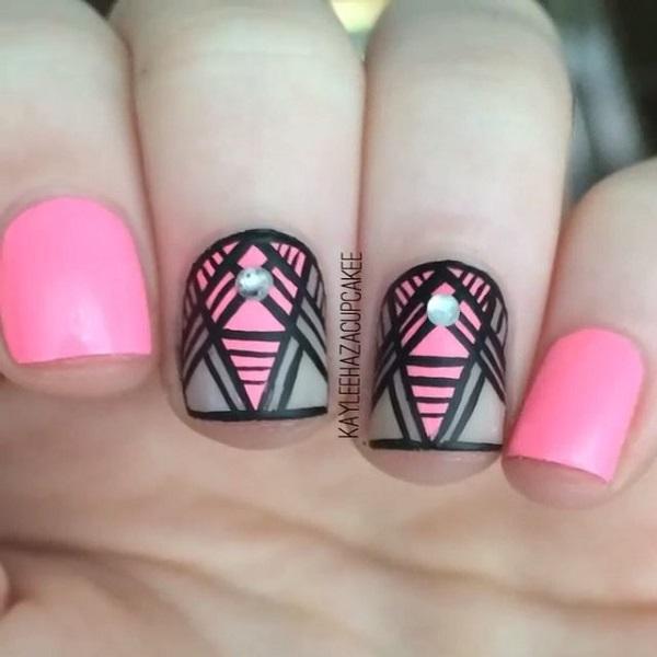 Abstraktní nail art-53