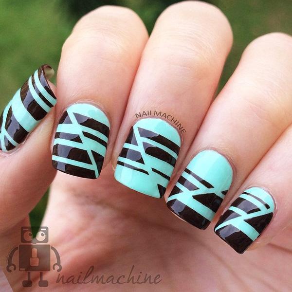 Abstraktní nail art-14