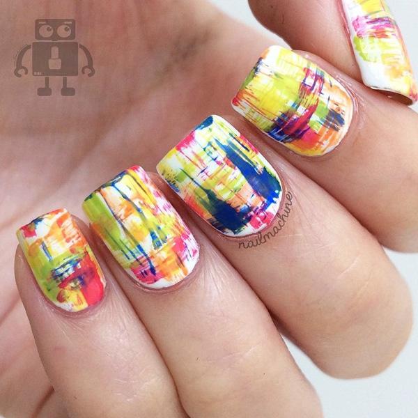 Abstraktní nail art-10