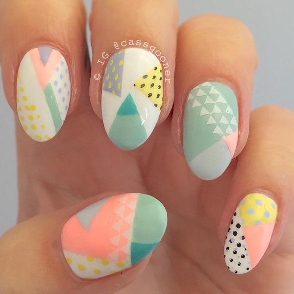 Abstraktní nail art-22