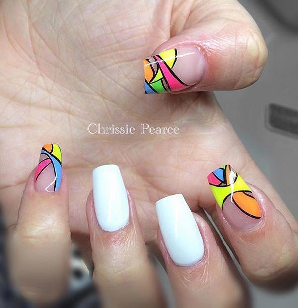 Abstraktní nail art-33