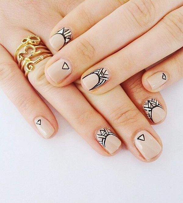 Abstraktní nail art-45