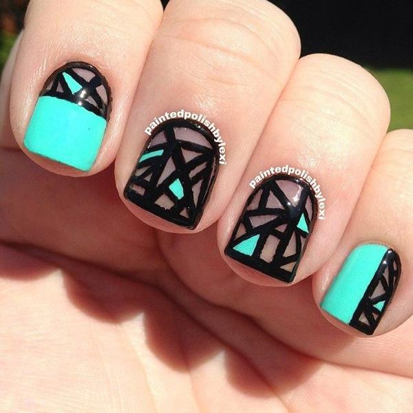 Abstraktní nail art-47