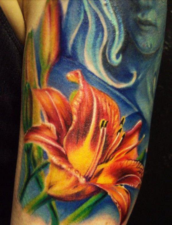 Stargazer Lily Tattoo