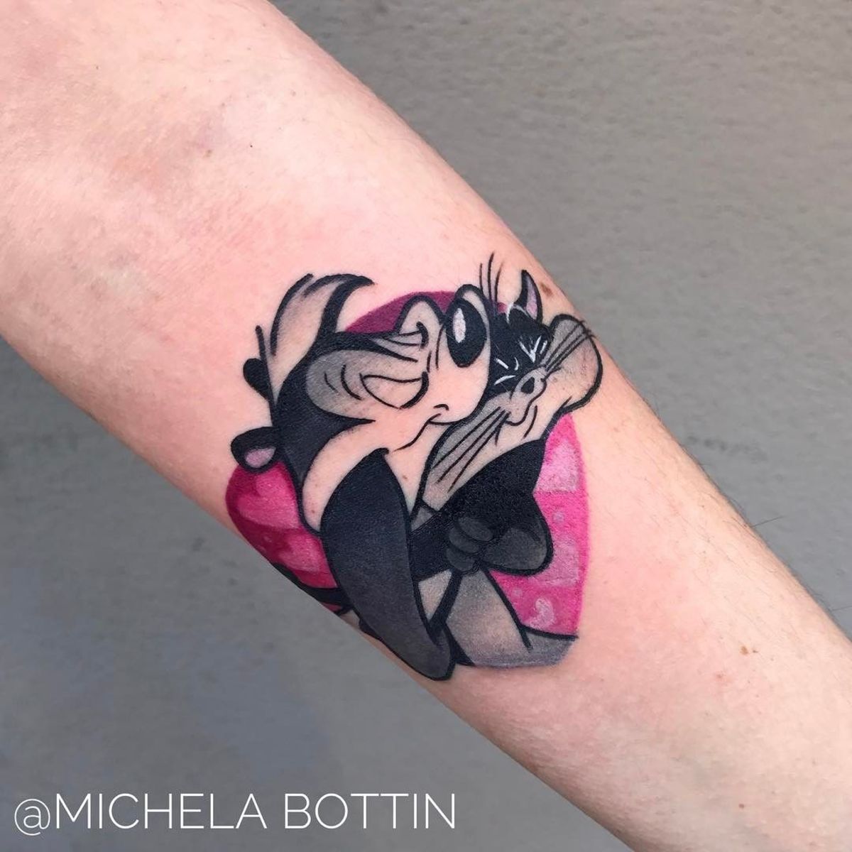 Tetování Michela Bottin