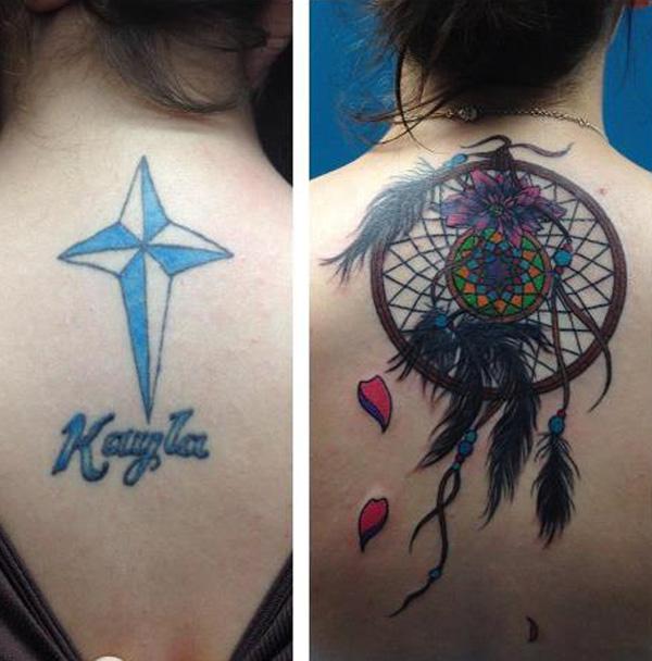 Dream Catcher Cover Up Tattoo