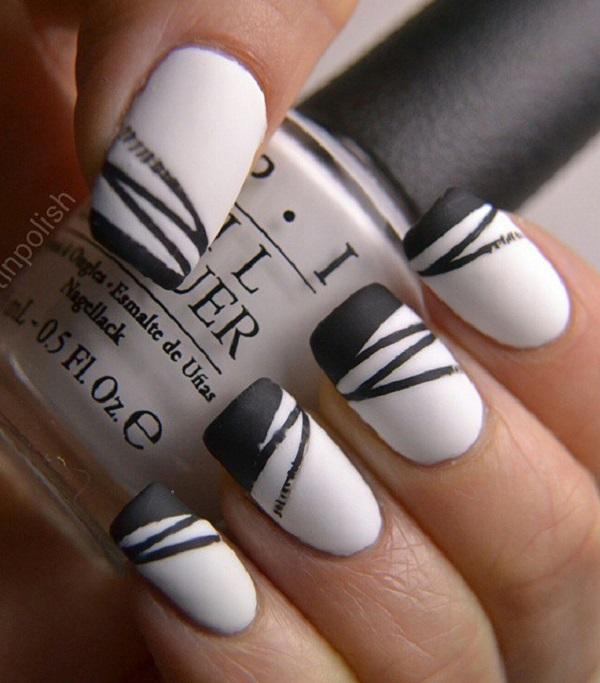 Streifen Nail Art