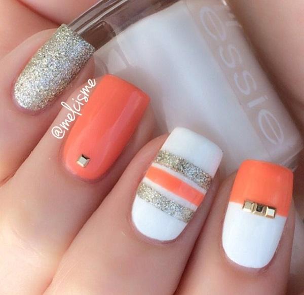 Streifen Nail Art