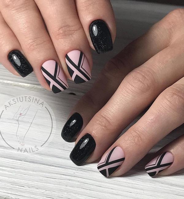 Streifen Nail Art