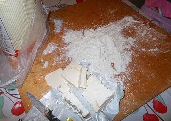 moler margarina con harina