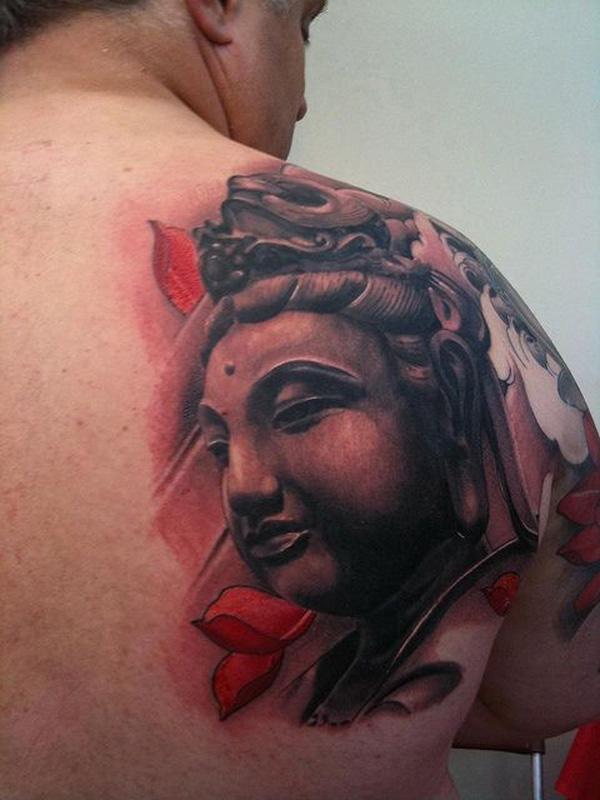 Buddha zpět tetování