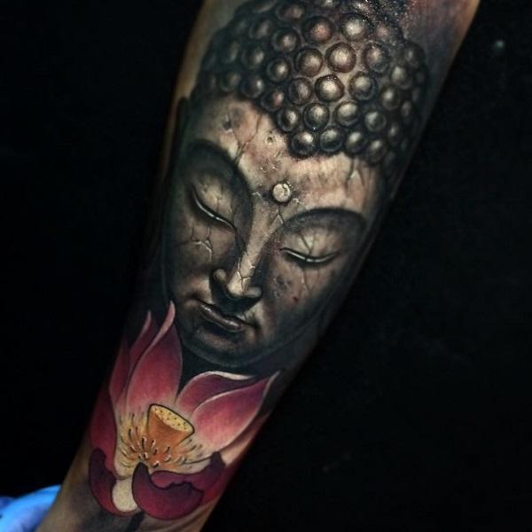 صورة بوذا و louts tattoo-13