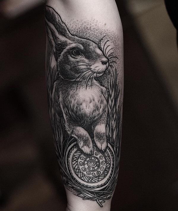 Kaninchen Tattoo