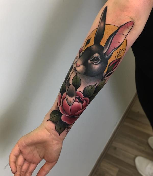 Kaninchen Tattoo