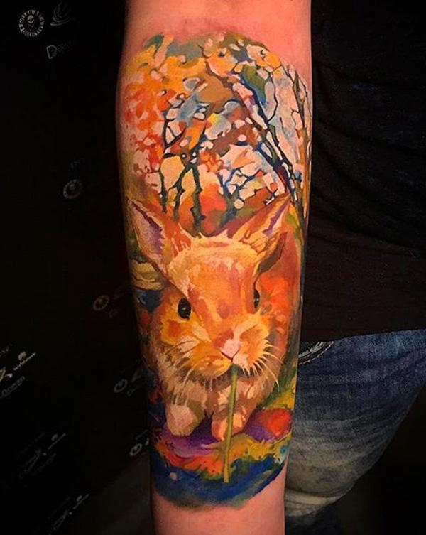 Kaninchen Tattoo