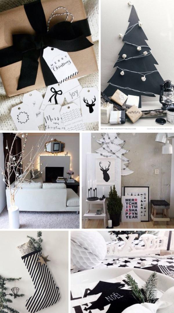 WEIHNACHTSINSPIRATION - MODERN BLACK & WEISS