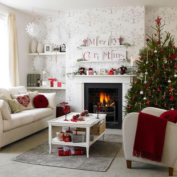 bílá-vánoční-domácí-výzdoba