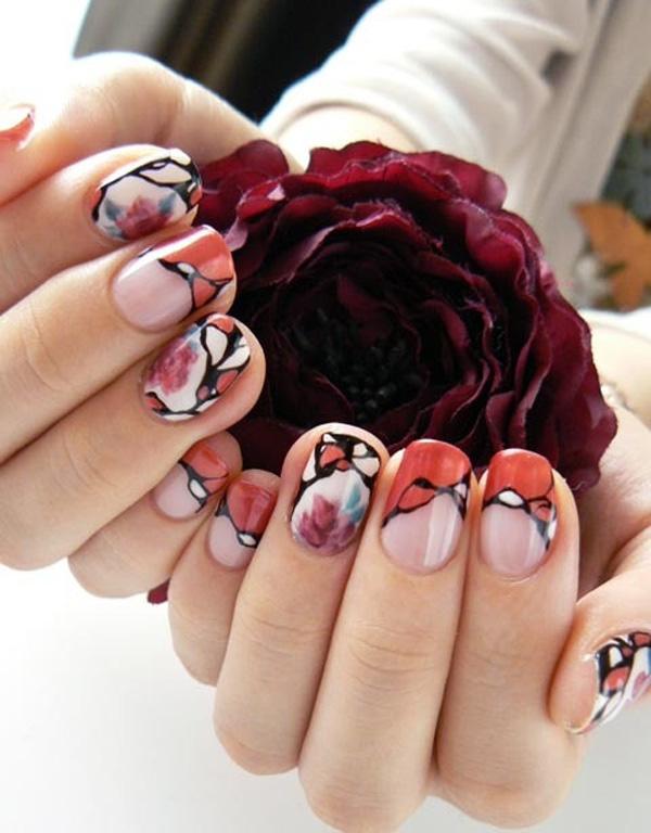 48 japanische Nagelkunst