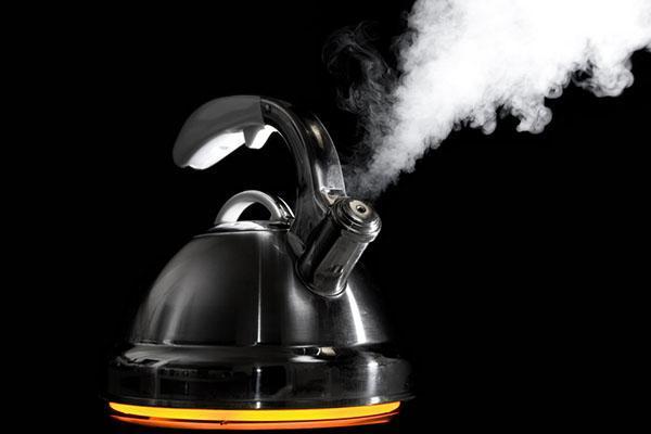 eau bouillante