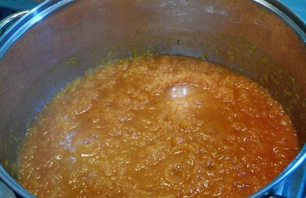 cocinar calabaza con ralladura y jugo de cítricos