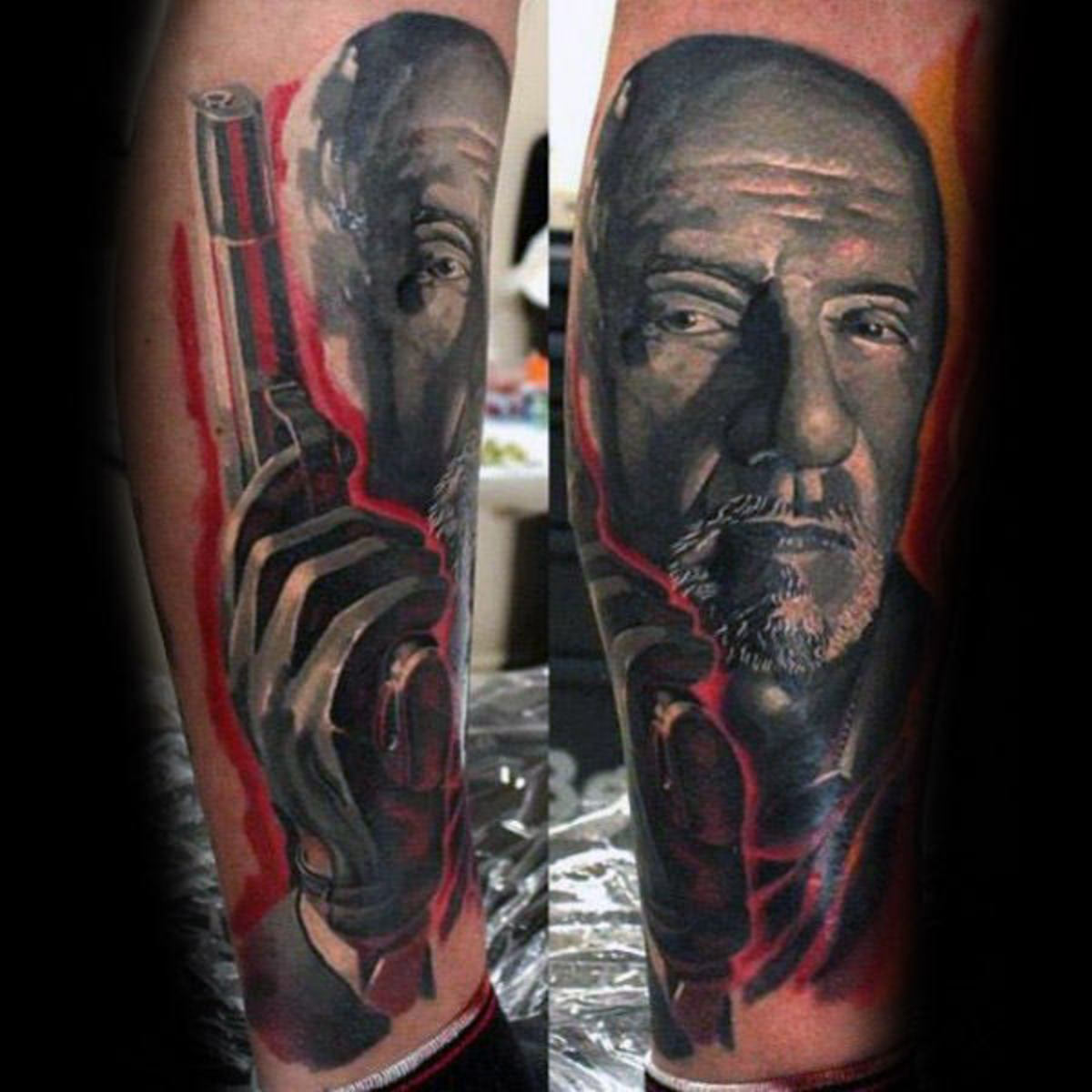 Hank-Schrader-Breaking-Bad Guys-Bein-Portrait-Tattoos