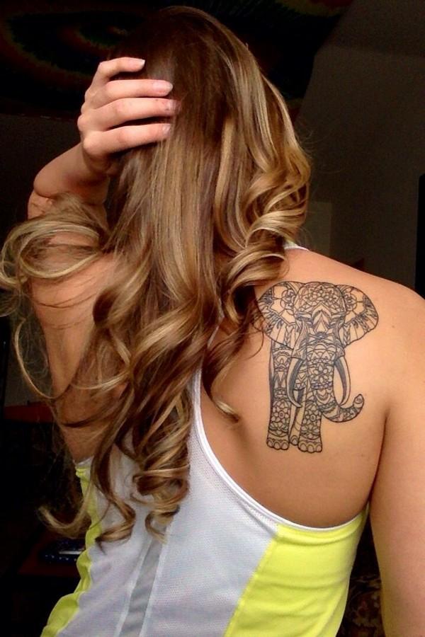 Elefant Tattoo für Frauen