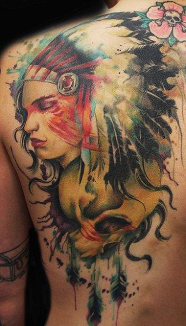 Indiánské tetování inspirované Jayem Freestyleem