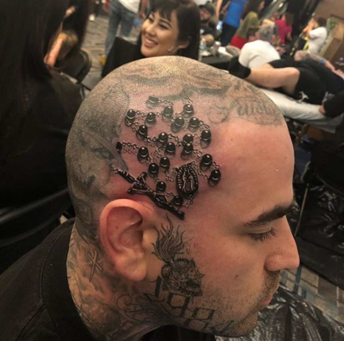 tetování, tetování, nápad na tetování, inspirace tetováním, design tetování, tetování na hlavě, inkoust, inkoust