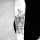tetování, tetování, jemné tetování, černé a šedé tetování, nápad na tetování, inspirace tetováním, tetování, inkoust, inkoust