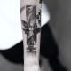 tätowierung, tätowierer, feines linientattoo, schwarz-graues tattoo, tattoo-idee, tattoo-inspiration, tattoo-kunst, eingefärbt, inkedmag