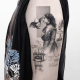 tätowierung, tätowierer, feines linientattoo, schwarz-graues tattoo, tattoo-idee, tattoo-inspiration, tattoo-kunst, eingefärbt, inkedmag