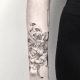 tätowierung, tätowierer, feines linientattoo, schwarz-graues tattoo, tattoo-idee, tattoo-inspiration, tattoo-kunst, eingefärbt, inkedmag