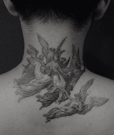 tätowierung, tätowierer, feines linientattoo, schwarz-graues tattoo, tattoo-idee, tattoo-inspiration, tattoo-kunst, eingefärbt, inkedmag