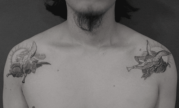 tätowierung, tätowierer, feines linientattoo, schwarz-graues tattoo, tattoo-idee, tattoo-inspiration, tattoo-kunst, eingefärbt, inkedmag